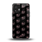 pink skull pattern back phone cover | glass case for nothing phone 2