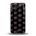 pink skull pattern back phone cover | glass case for oneplus nord 4