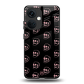 pink skull pattern back phone cover | glass case for oneplus nord ce 3