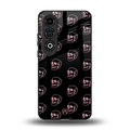 pink skull pattern back phone cover | glass case for oneplus nord ce 4