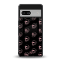 pink skull pattern back phone cover | glass case for Google Pixel 7
