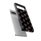 pink skull pattern back phone cover | glass case for Google Pixel 7