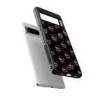 pink skull pattern back phone cover | glass case for google pixel 8 pro