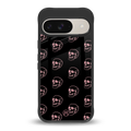 pink skull pattern back phone cover | glass case for google pixel 9