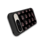 pink skull pattern back phone cover | glass case for google pixel 9
