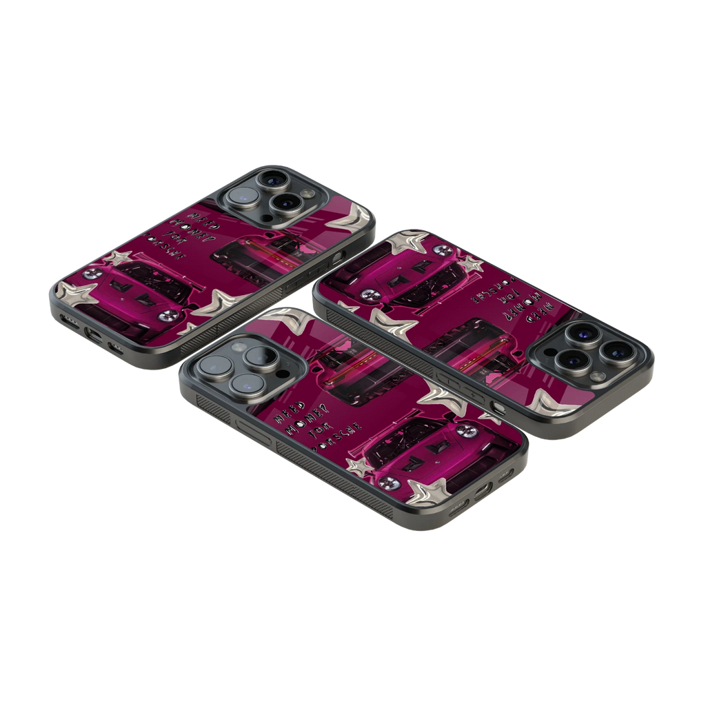 Luxury Glass Back Mobile Cover for iPhone, Samsung Galaxy, OnePlus, Pixel, Redmi & More