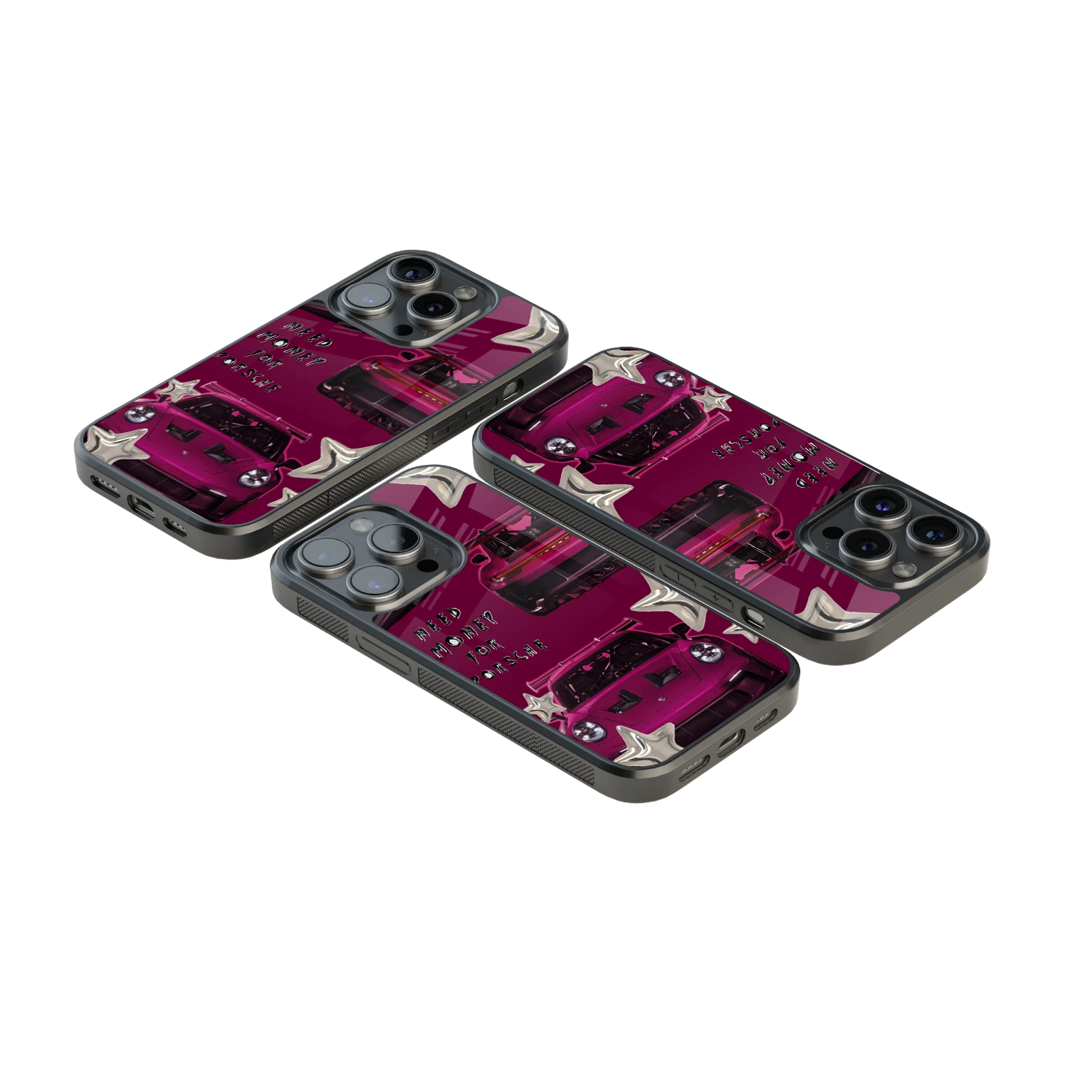 Luxury Glass Back Mobile Cover for iPhone, Samsung Galaxy, OnePlus, Pixel, Redmi & More