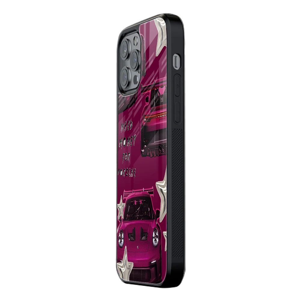Slim Glass Back Phone Case for Multiple Brands iPhone, Samsung, Redmi, OnePlus, Oppo, Vivo