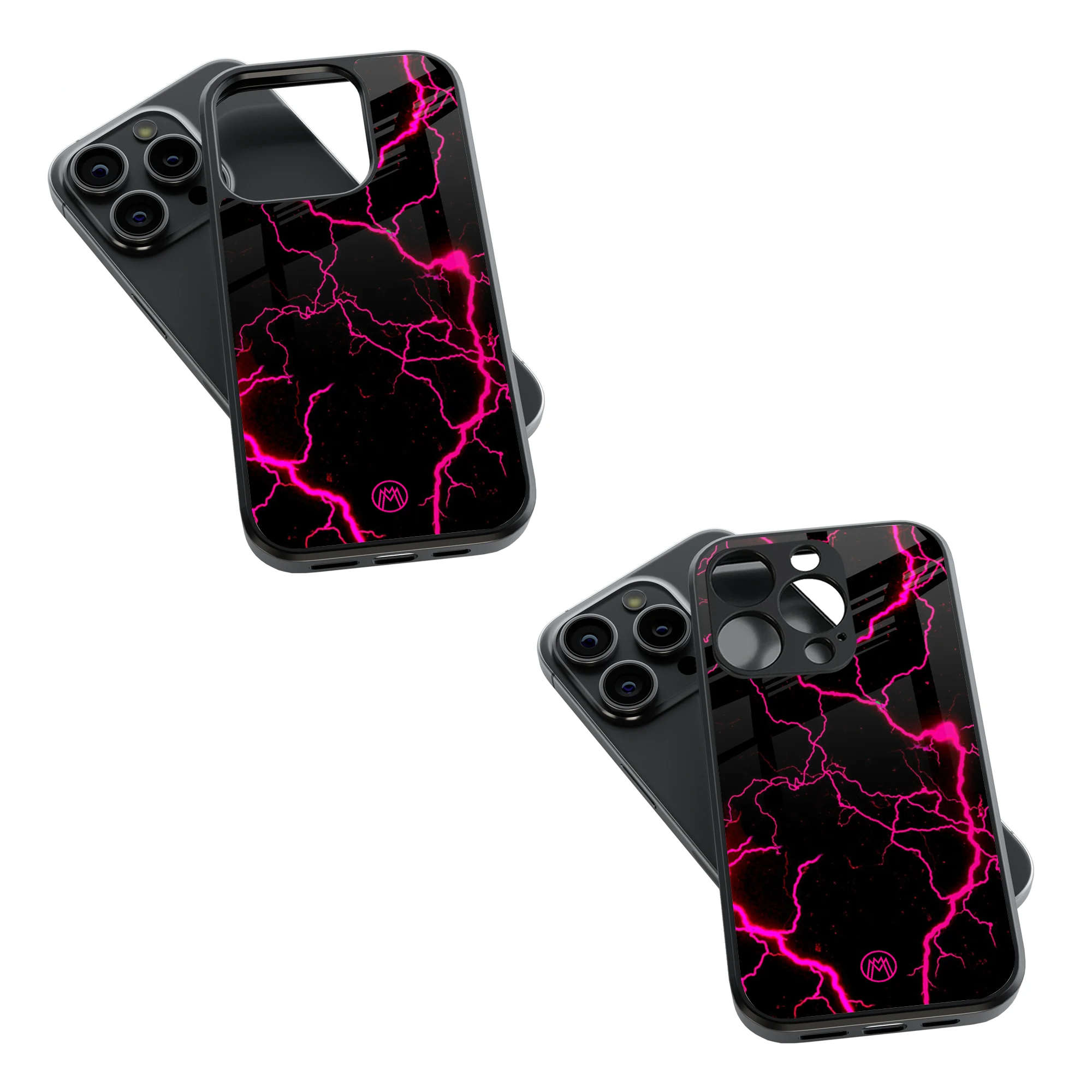 Trendy Glass Back Mobile Case for iPhone, Samsung, Redmi, OnePlus, Google Pixel, Motorola