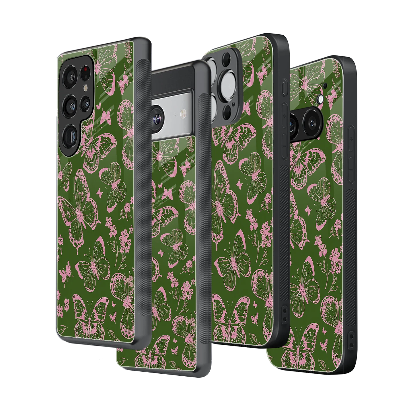 Stylish Glass Back Case for All Smartphones iPhone, Samsung, OnePlus, Pixel, Redmi, Oppo, Vivo, Motorola