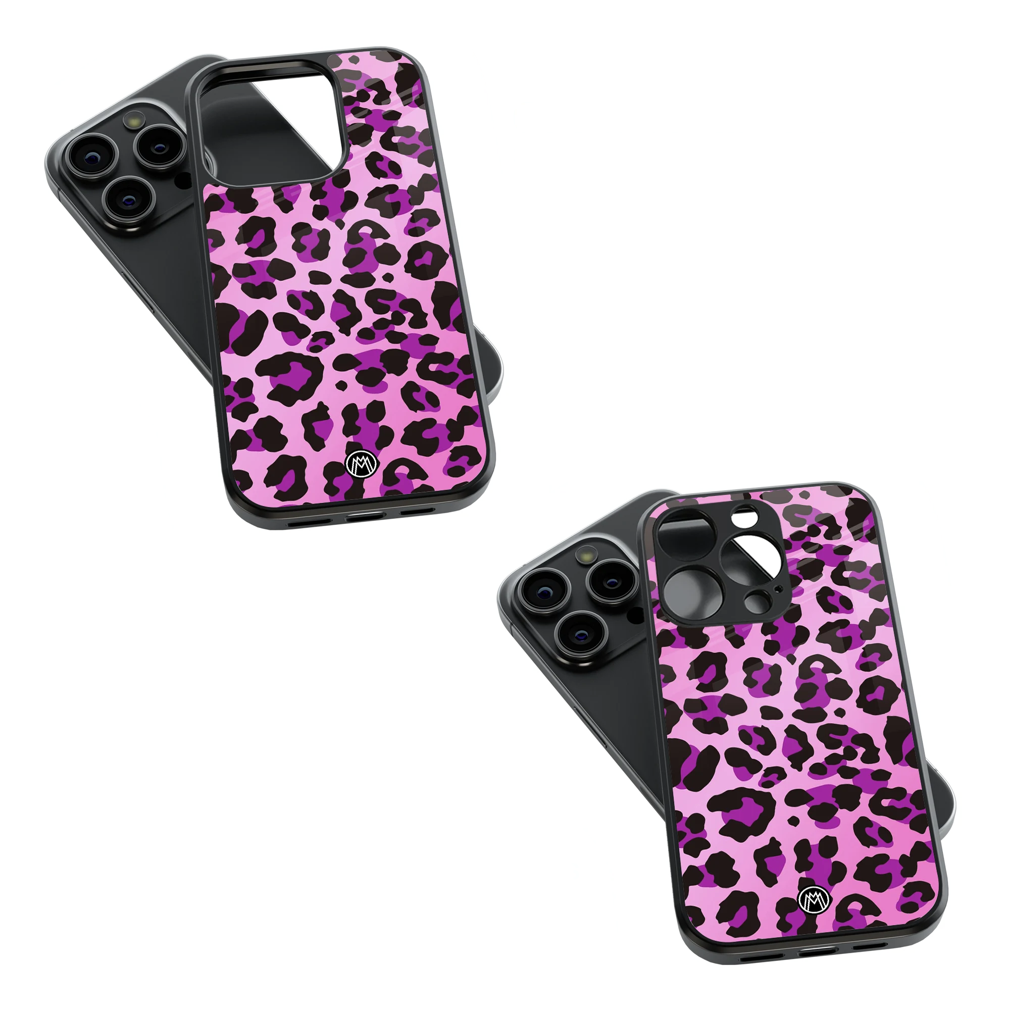 Trendy Glass Back Mobile Case for iPhone, Samsung, Redmi, OnePlus, Google Pixel, Motorola