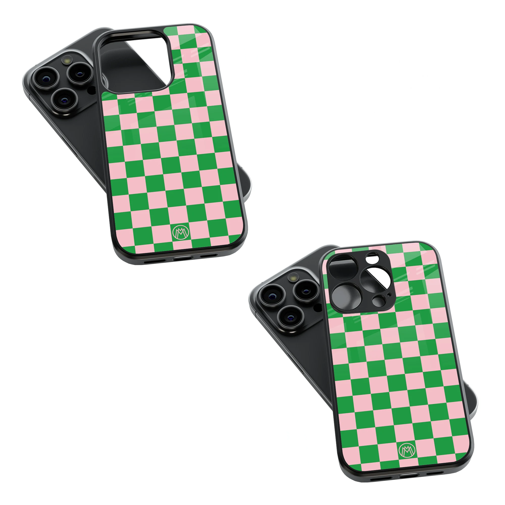 Trendy Glass Back Mobile Case for iPhone, Samsung, Redmi, OnePlus, Google Pixel, Motorola