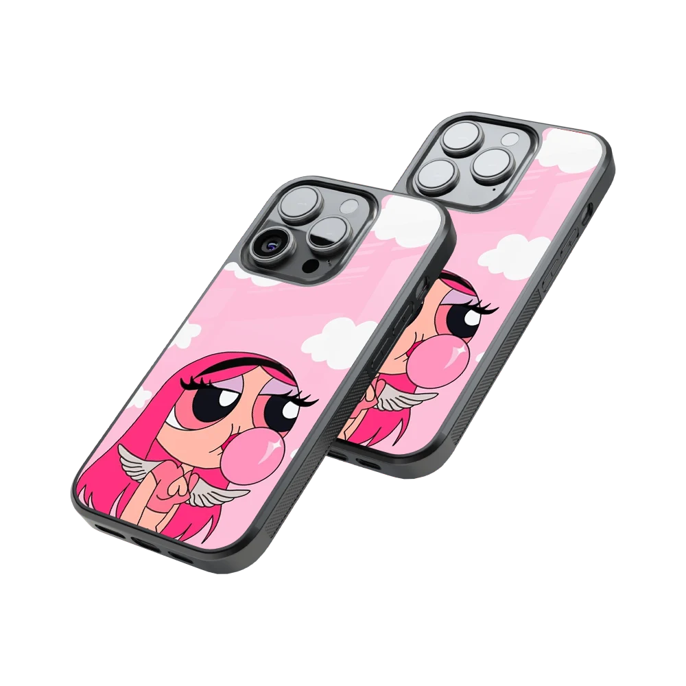 Protective Glass Back Phone Case Compatible with iPhone, Samsung, OnePlus, Pixel & More