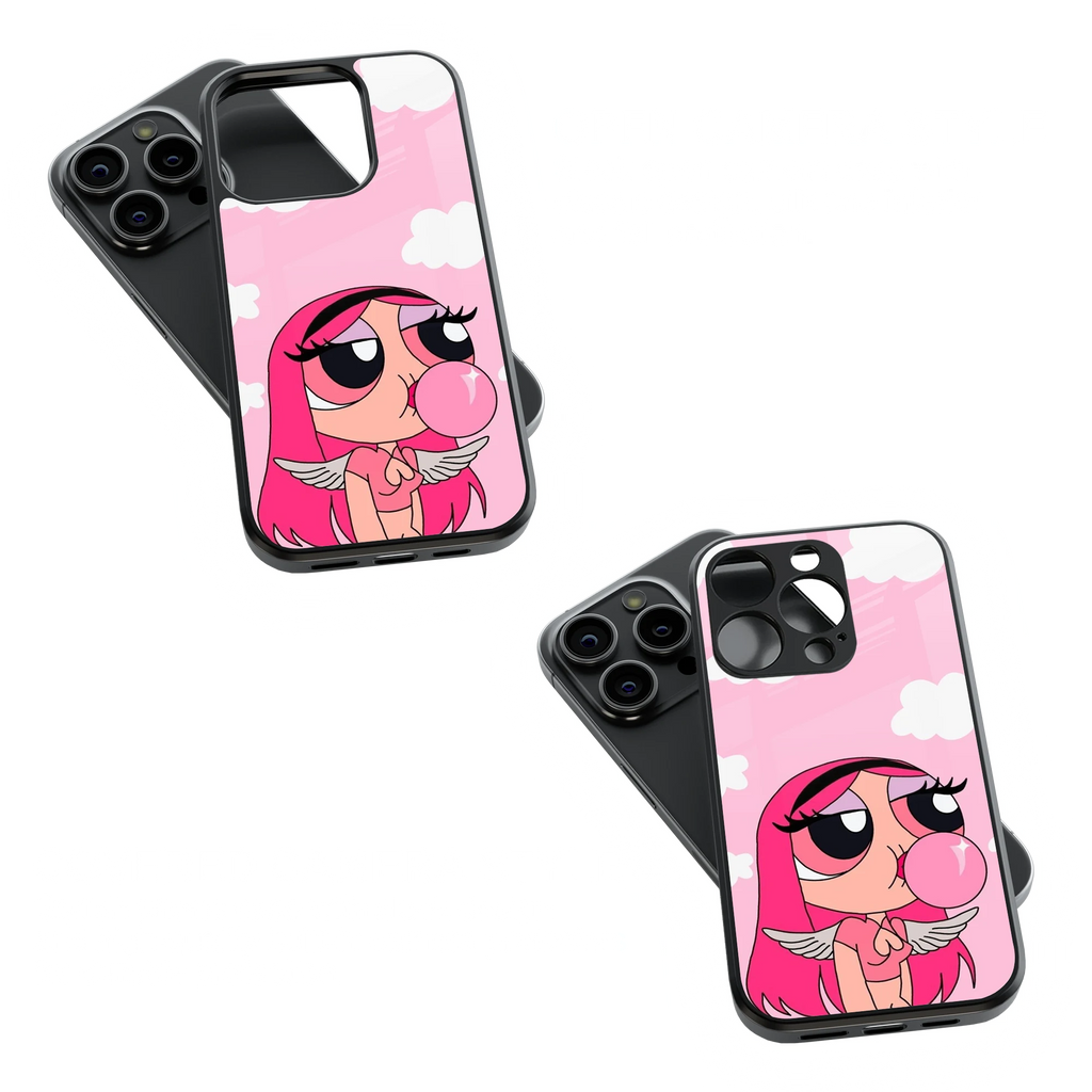 Trendy Glass Back Mobile Case for iPhone, Samsung, Redmi, OnePlus, Google Pixel, Motorola