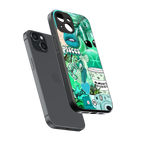 pisces aesthetic collage back phone cover | glass case for iphone 13 mini