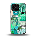 pisces aesthetic collage back phone cover | glass case for iphone 13 pro max