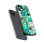 pisces aesthetic collage back phone cover | glass case for iphone 14 plus
