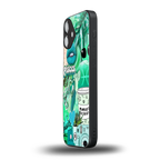 pisces aesthetic collage back phone cover | glass case for iphone 16 plus