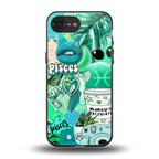 pisces aesthetic collage back phone cover | glass case for iphone 16e