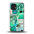 pisces aesthetic collage back phone cover | glass case for nothing phone 1