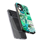 pisces aesthetic collage back phone cover | glass case for nothing phone 1