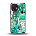 pisces aesthetic collage back phone cover | glass case for nothing phone 2