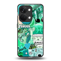 pisces aesthetic collage back phone cover | glass case for oneplus nord 3