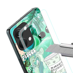 pisces aesthetic collage back phone cover | glass case for oneplus nord 3