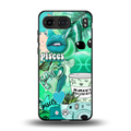 pisces aesthetic collage back phone cover | glass case for oneplus nord 4