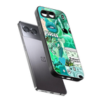 pisces aesthetic collage back phone cover | glass case for oneplus nord 4