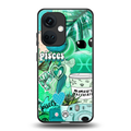 pisces aesthetic collage back phone cover | glass case for oneplus nord ce 3