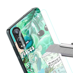 pisces aesthetic collage back phone cover | glass case for oneplus nord ce 4 lite