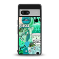 pisces aesthetic collage back phone cover | glass case for Google Pixel 7