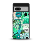 pisces aesthetic collage back phone cover | glass case for Google Pixel 7