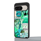 pisces aesthetic collage back phone cover | glass case for google pixel 9