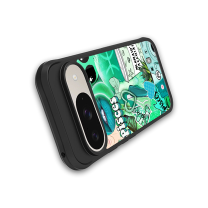 pisces aesthetic collage back phone cover | glass case for google pixel 9