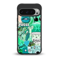 pisces aesthetic collage back phone cover | glass case for google pixel 9 pro