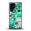 pisces aesthetic collage back phone cover | glass case for samsung galaxy s23 ultra