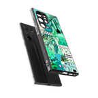 pisces aesthetic collage back phone cover | glass case for samsung galaxy s23 ultra