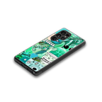 pisces aesthetic collage back phone cover | glass case for samsung galaxy s25 ultra