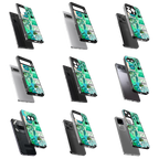 Durable Glass Back Mobile Case for iPhone, Samsung, OnePlus, Google Pixel, Redmi, Vivo, Oppo