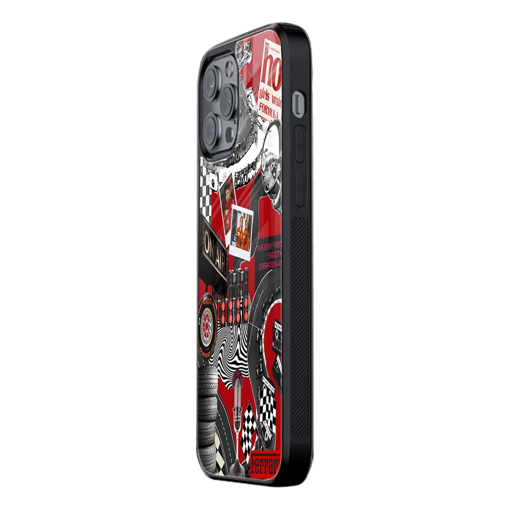 Slim Glass Back Phone Case for Multiple Brands iPhone, Samsung, Redmi, OnePlus, Oppo, Vivo