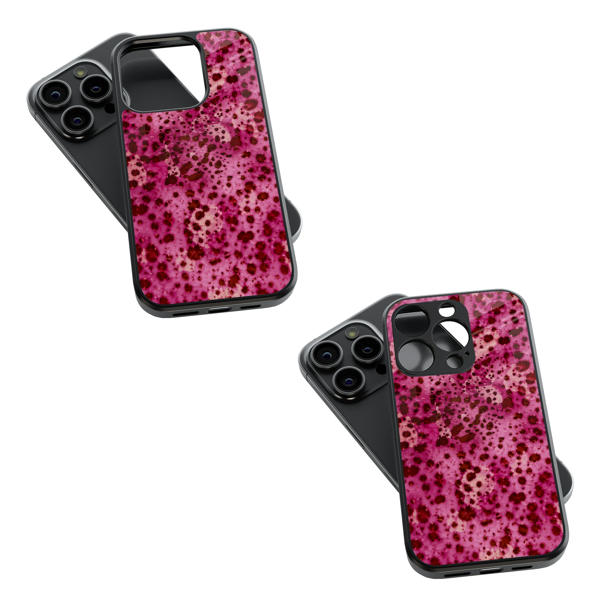 Trendy Glass Back Mobile Case for iPhone, Samsung, Redmi, OnePlus, Google Pixel, Motorola