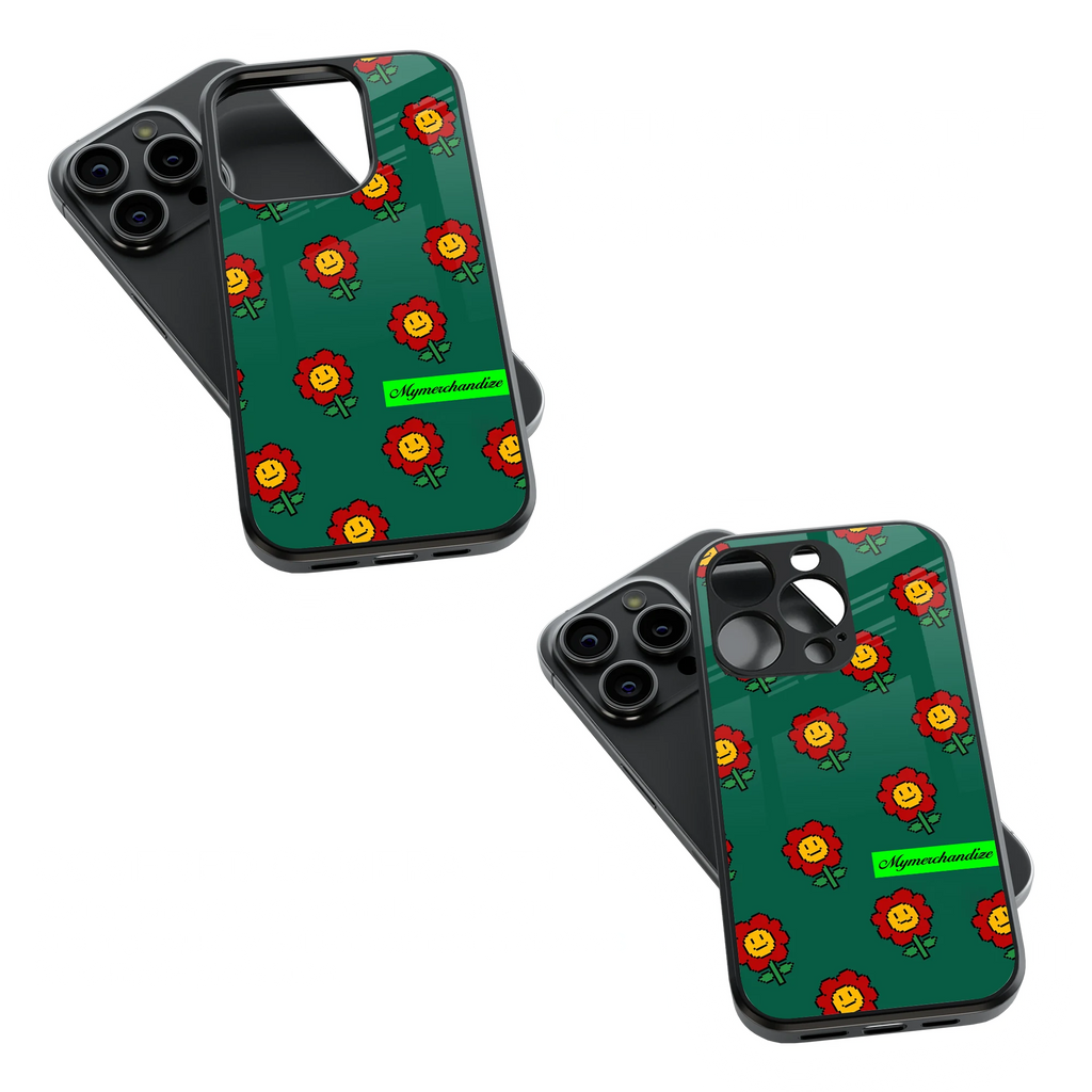 Trendy Glass Back Mobile Case for iPhone, Samsung, Redmi, OnePlus, Google Pixel, Motorola