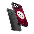 platform nine and three-quarters back phone cover | glass case for iphone 16 pro max