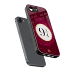 platform nine and three-quarters back phone cover | glass case for iphone 16e
