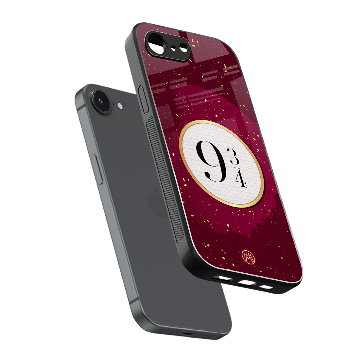 platform nine and three-quarters back phone cover | glass case for iphone 16e