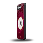 platform nine and three-quarters back phone cover | glass case for iphone 16e