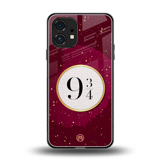 platform nine and three-quarters back phone cover | glass case for nothing phone 1