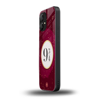 platform nine and three-quarters back phone cover | glass case for nothing phone 1